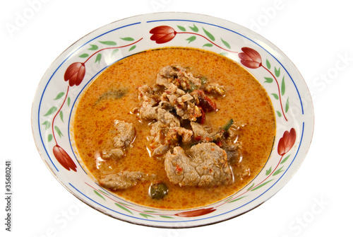 Panaeng curry is Thai curry with coconut milk.