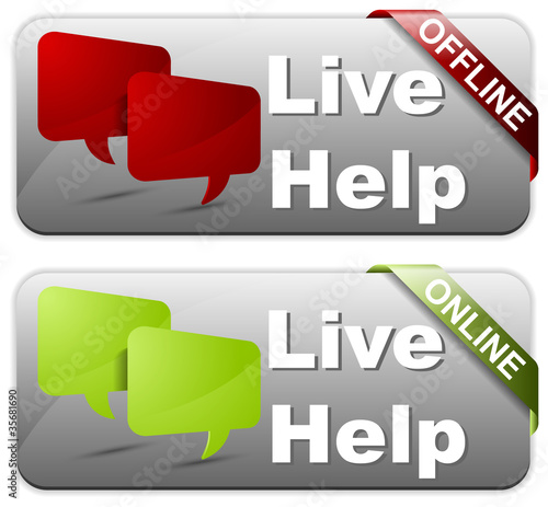 Live help button