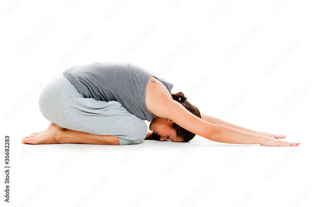 woman doing yoga workouts on floor woman doing yoga workouts on floor