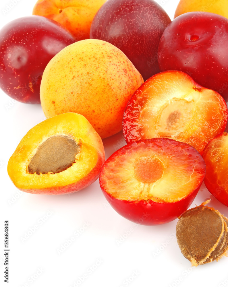Apricots and plums Apricots and plums