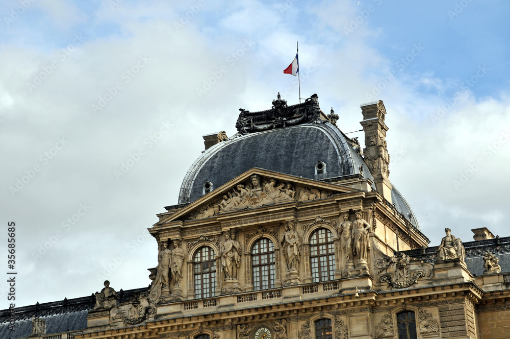 Obraz premium Louvre, Parigi