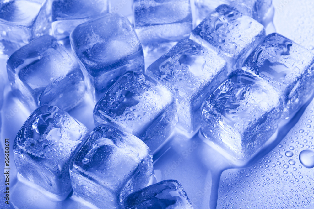 Obraz premium Zimne tło