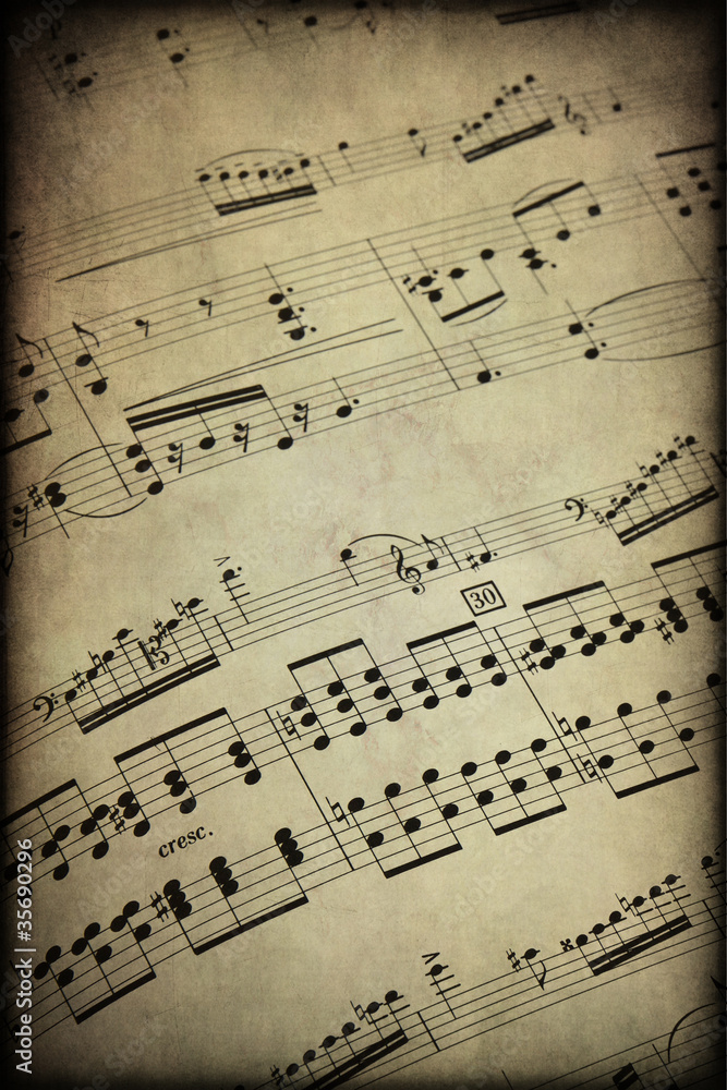 Obraz premium Spartito musicale