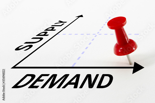 Supply And Demand Analysis Concept