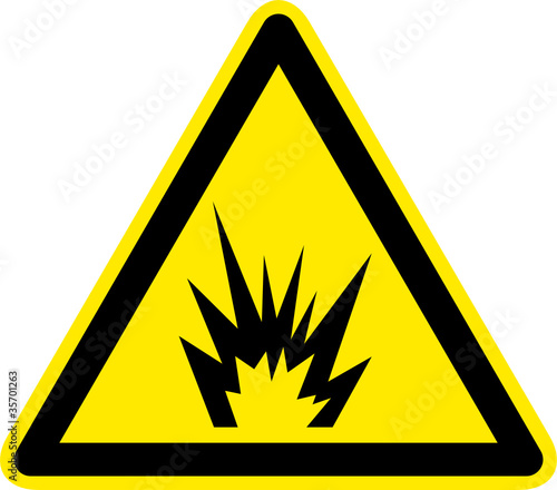 Warnschild Warnzeichen Lichtbogenentladung Lichtbogenüberschlag