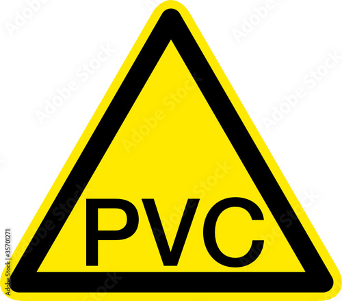 Warnschild Warnzeichen PVC Polyvinylchlorid