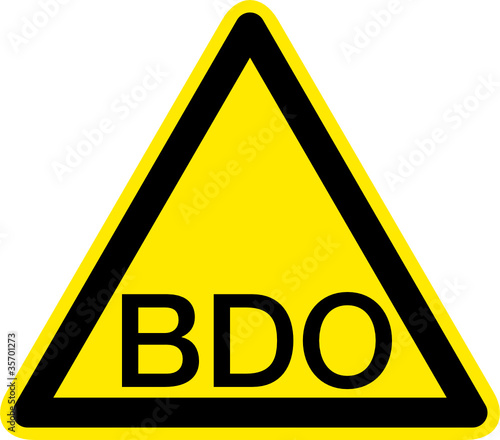 Warnschild Warnzeichen Butandiol - BDO - Ersatzdroge