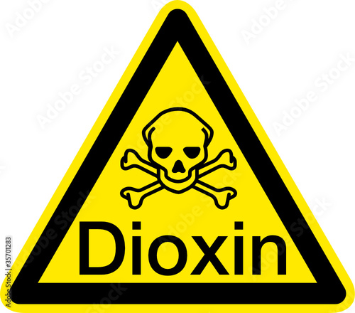 Warnschild Warnzeichen Dioxin photo