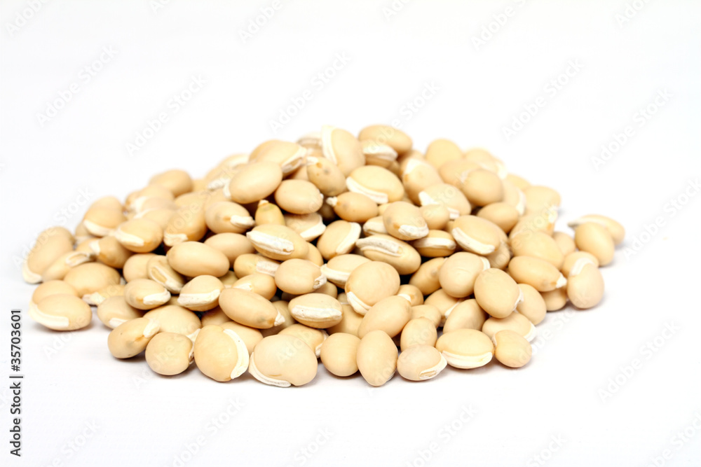 pile soybean on background pile soybean on background