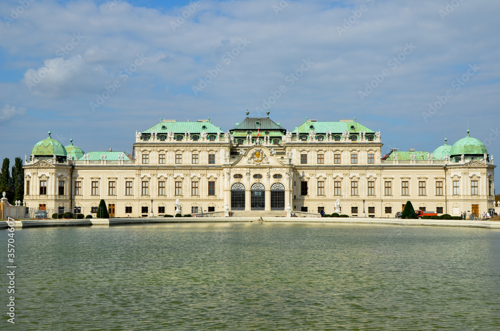Au palais du Belvédère dans Vienne