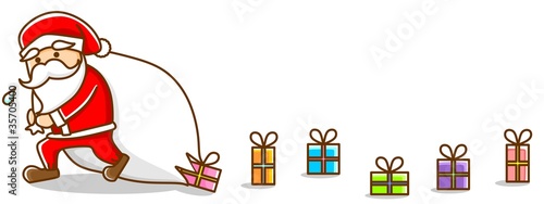 クリスマス　サンタ　イラスト