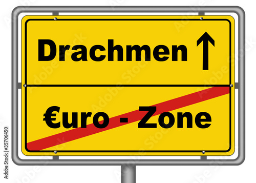Drachmen Eurozone © AK-DigiArt