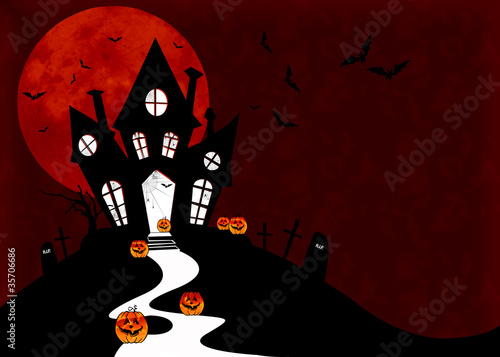 sfondo halloween rosso sangue photo