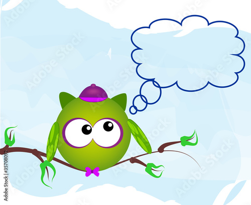 Wallpaper Mural Gufetto con fumetto Torontodigital.ca