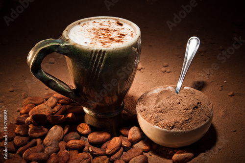 Heiße Schokolade, Tasse Kaffee