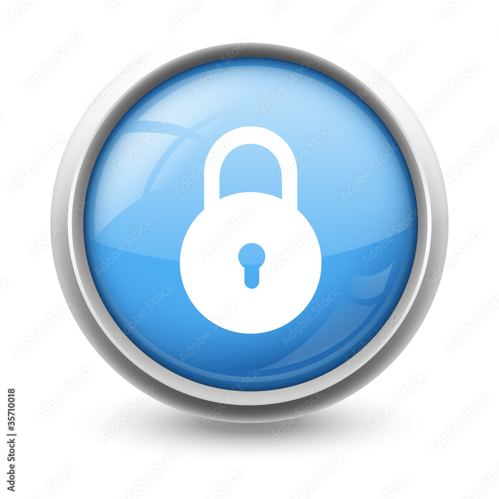 Symbole glossy vectoriel cadenas fermé Symbole glossy vectoriel cadenas fermé