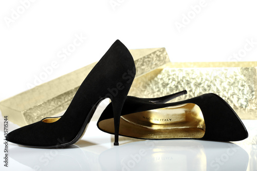 Sticker Die neuen Schuhe aus Italien