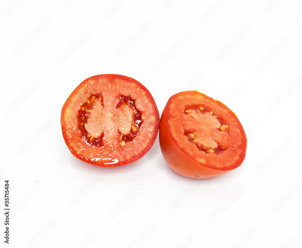 sliced fresh red tomato sliced fresh red tomato