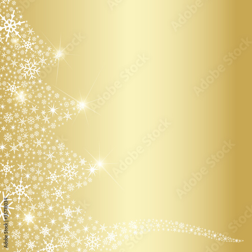 Weihnachtsbaum aus Schneeflocken