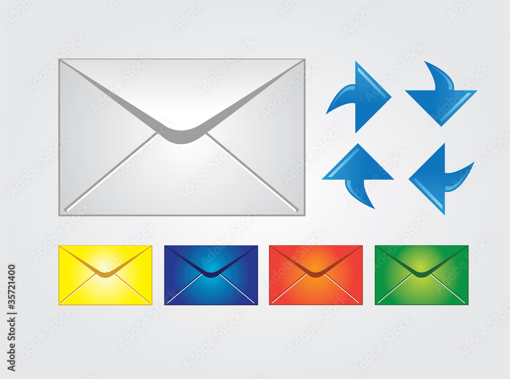 Envelopes, multiple colors Envelopes, multiple colors