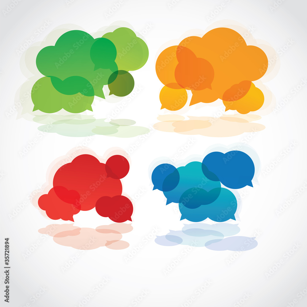 Speech cloud collection Speech cloud collection