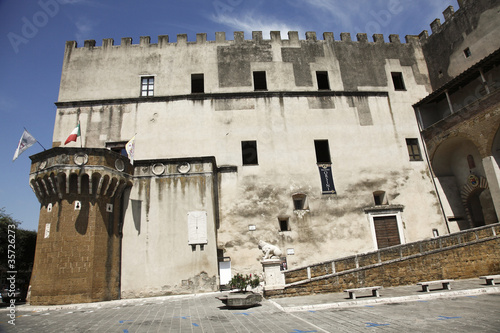 Fototapeta Naklejka Na Ścianę i Meble -  Pitigliano, Palazzo Orsini, Toscana Italia