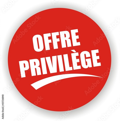 bouton offre privilège