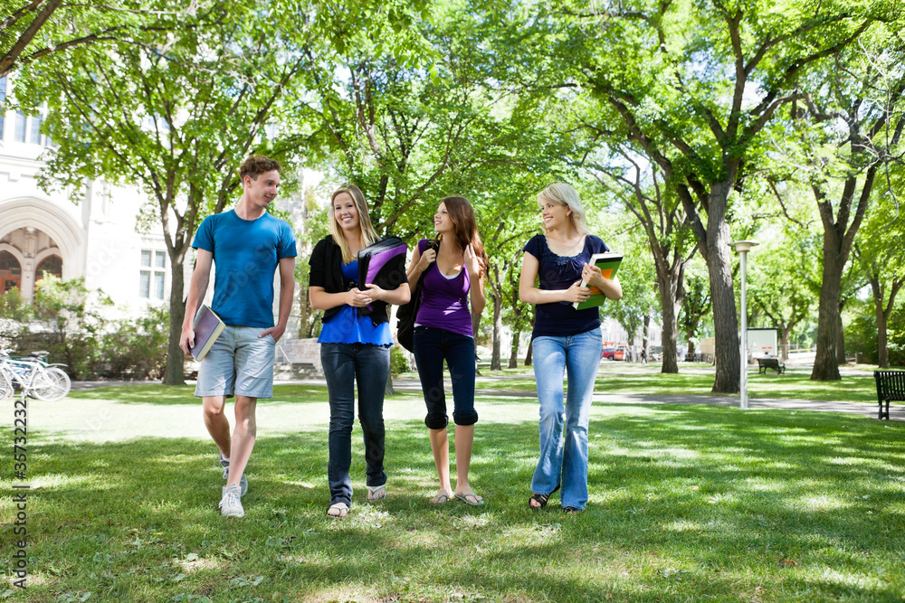 Group of college students Group of college students