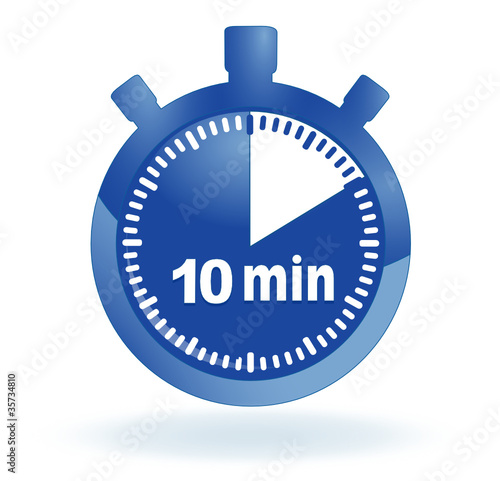 10 minutes sur chronomètre Stock Vector | Adobe Stock