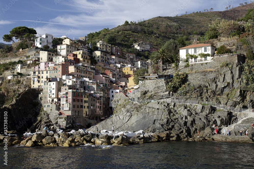 Village de Riomaggiore - Cinque Terre - Iitalie