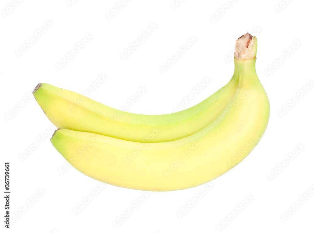 Bunch of bananas isolated on white background Bunch of bananas isolated on white background