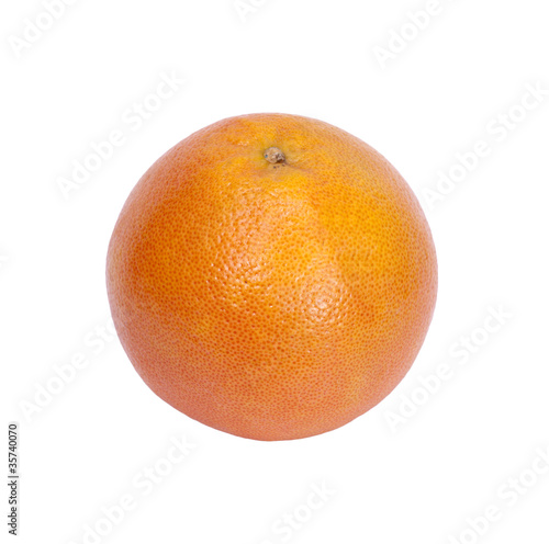 Grapefruit on a white background.