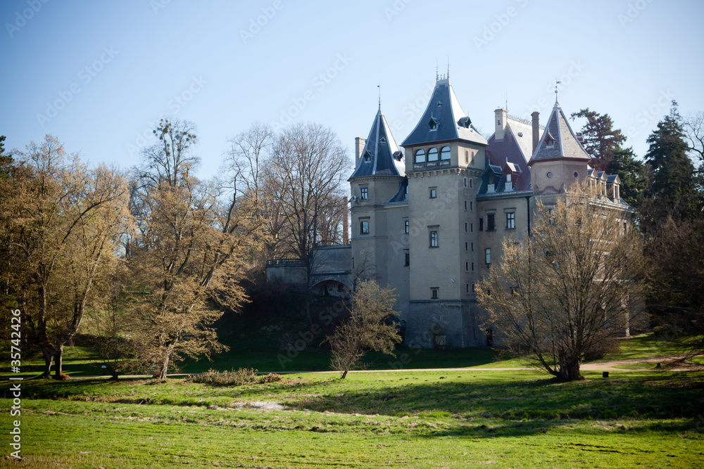 Castle in Goluchow, Poland