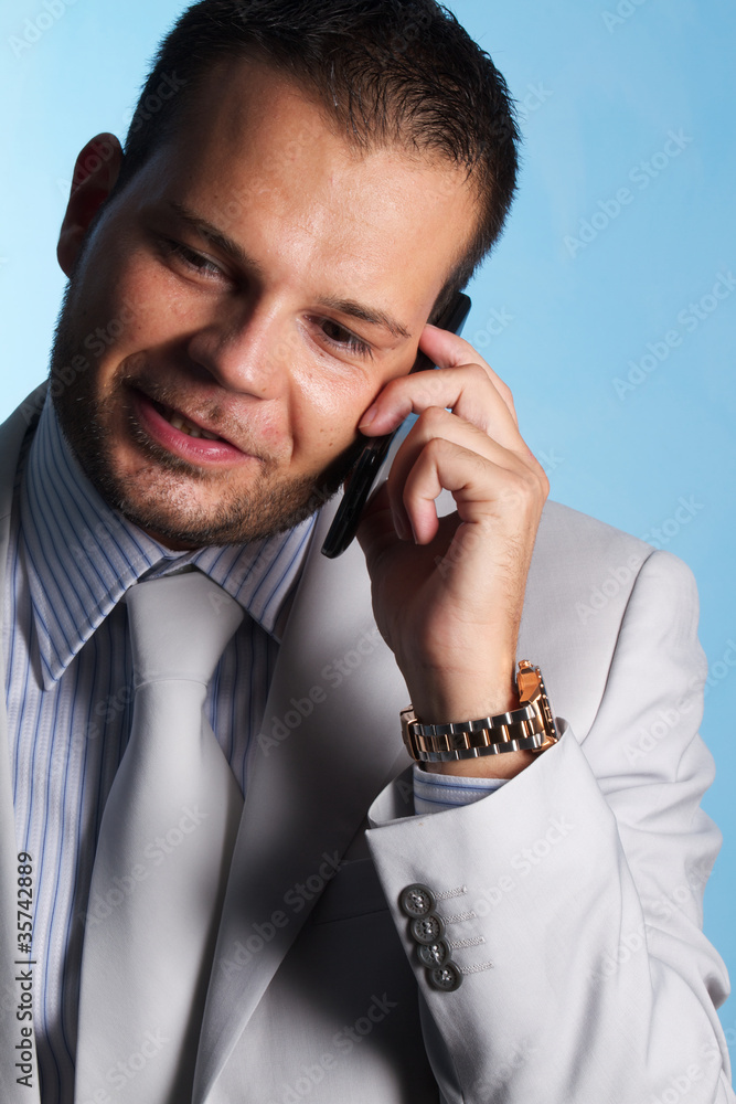 business man al cellulare business man al cellulare