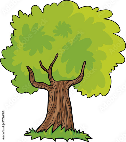 cartoon tree