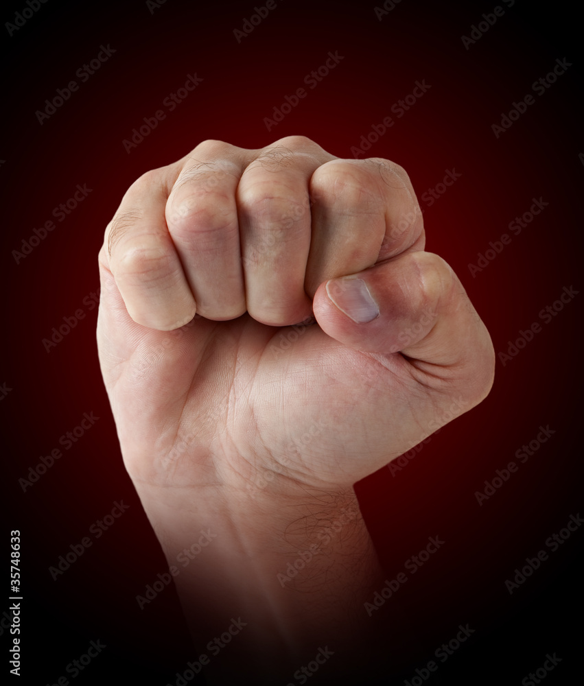 Male fist Male fist