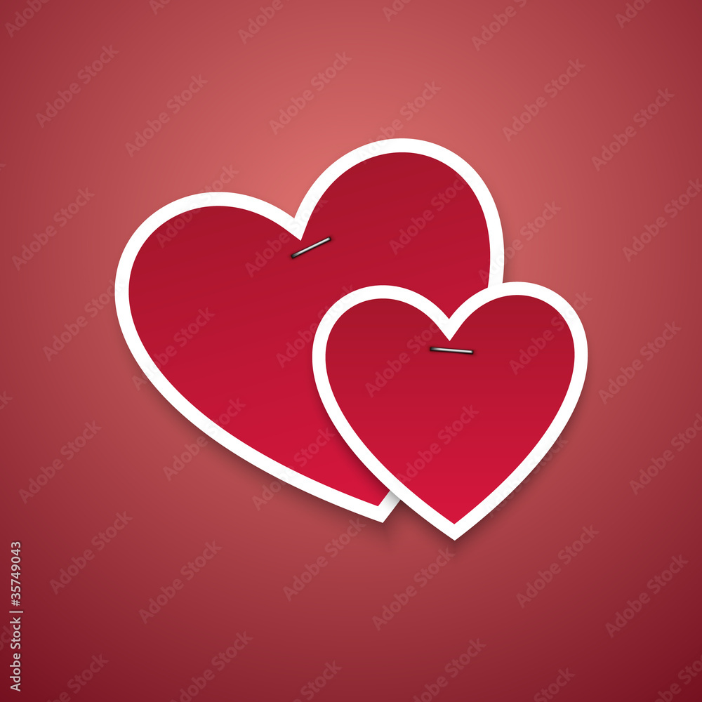 Abstract background with hearts. Abstract background with hearts.