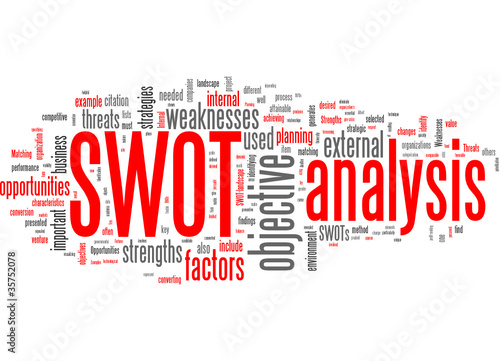 Swot analysis (Strenght, Weakness, Opportunity, Threat)