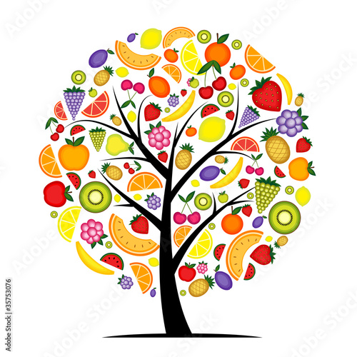 Energy fruit tree for your design
