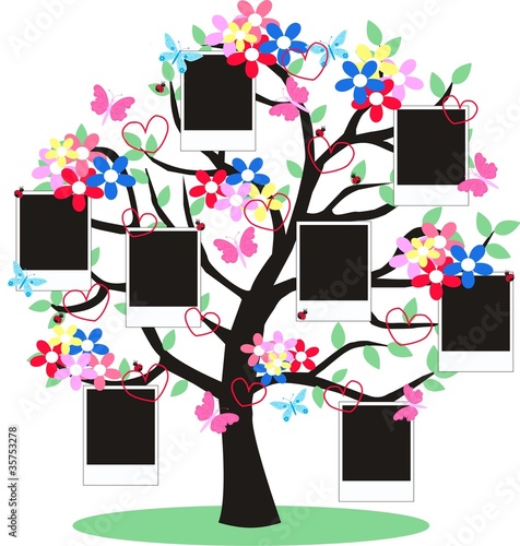 fantasy tree with frames