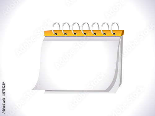 abstract blank calender icon