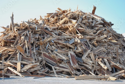 Obraz na płótnie recyclage bois 2011 09