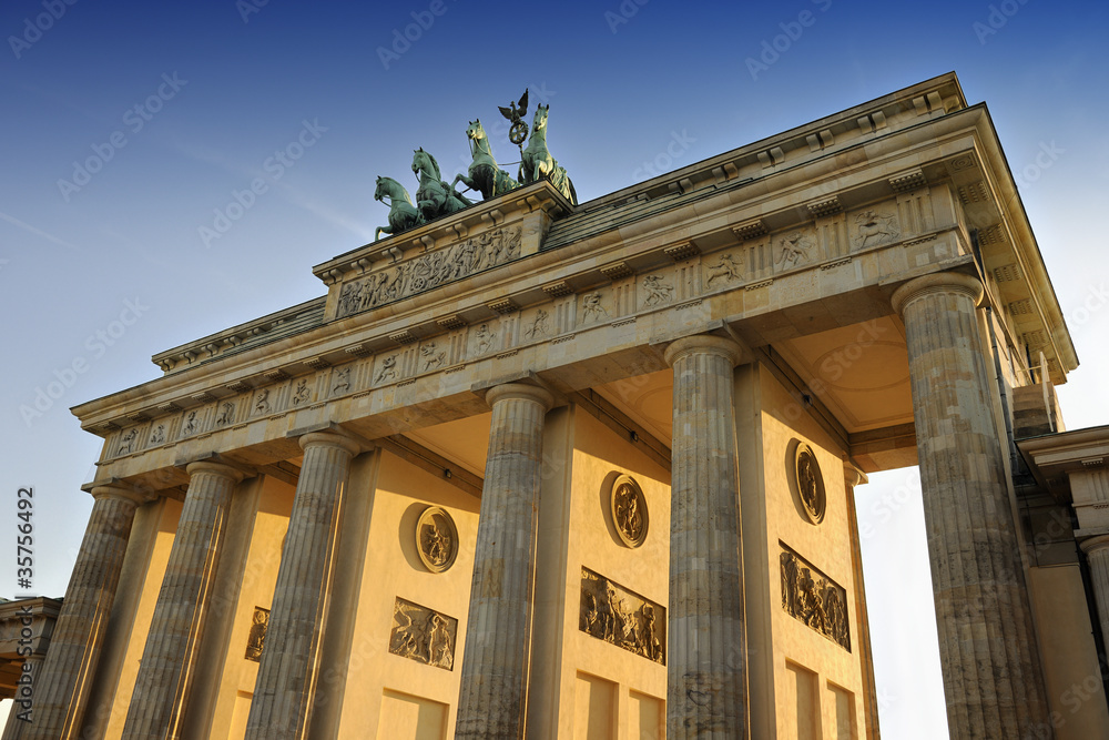 Brandenburg gate in Berlin
