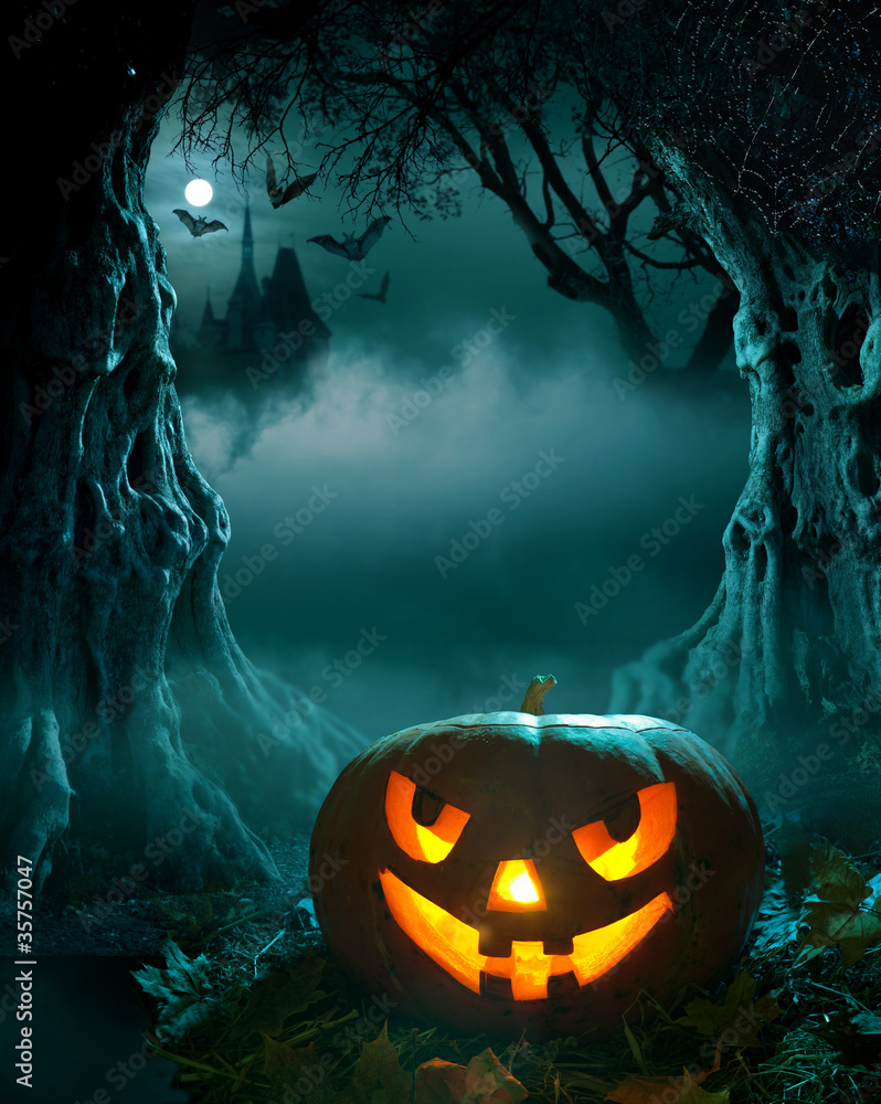 Naklejka premium Halloween design