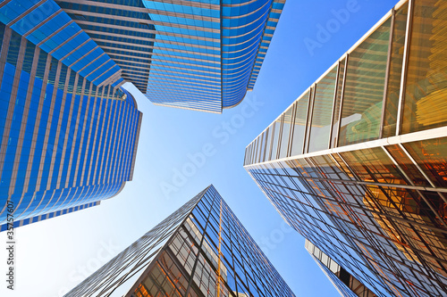 Canvas Print office buildings