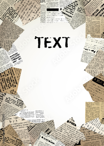 Newspaper border