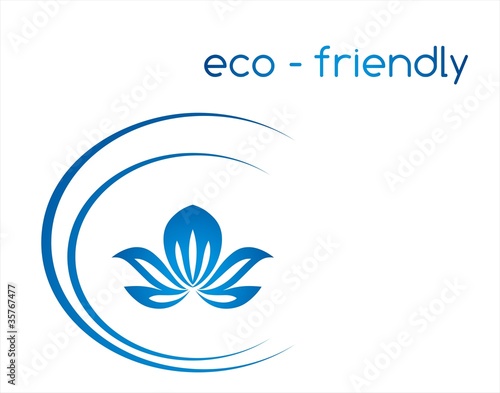 Fototapeta Naklejka Na Ścianę i Meble -  Eco friendly business logo design