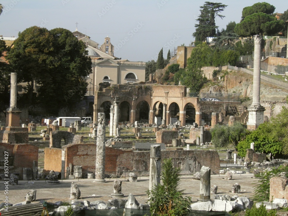 Obraz premium Trajan's forum and market in Rome