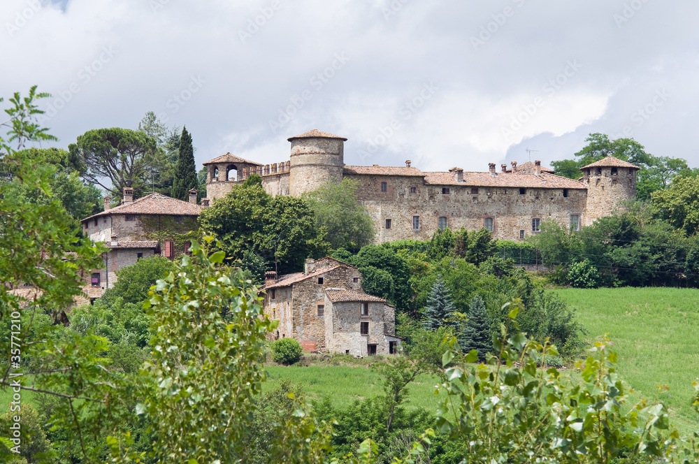 Castle of Statto. Travo.Emilia-Romagna. Italy.