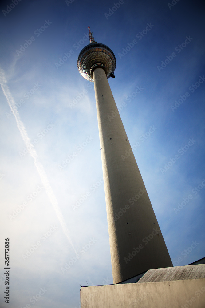 Obraz premium Berliner Fernsehturm
